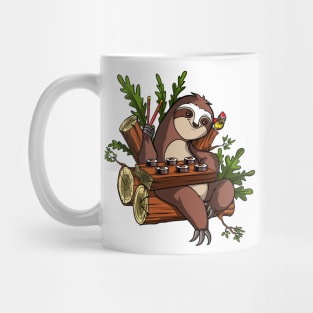 Sloth Eating Sushi Mug